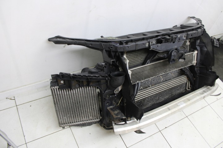 AUDI Q7 I 4L 3.0 TDI AUTOMATE 05R- PANNEAU AVANT RADIATEURS VENTILATEURS ENSEMBLE