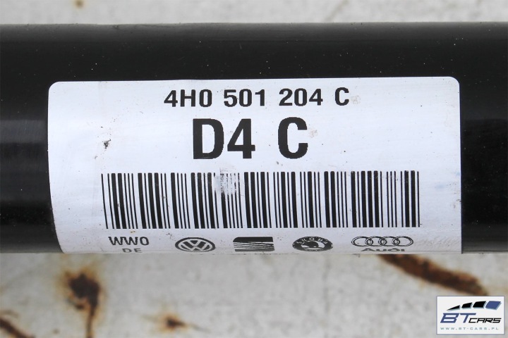AUDI A8 DEMI-ARBRE ARRIÈRE ARRIÈRE 4H0501203C 4H0501204C 4H0 501 203 C 4H0 501 204 C