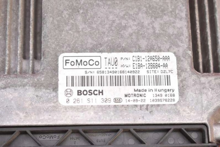 CONTRÔLEUR MOTEUR C1B1-12A650-AAA FORD FIESTA MK7 1.0 ECOBOOST 100 KM 13-20