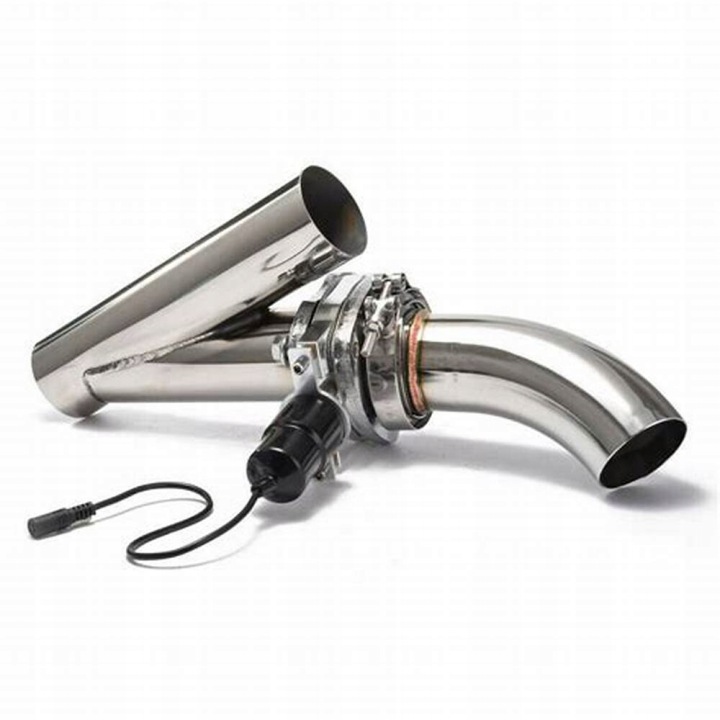 PAPILLON DES GAZ ÉCHAPPEMENT 3″ 76MM Y-PIPE KIT TÉLÉCOMMANDE BOUTON