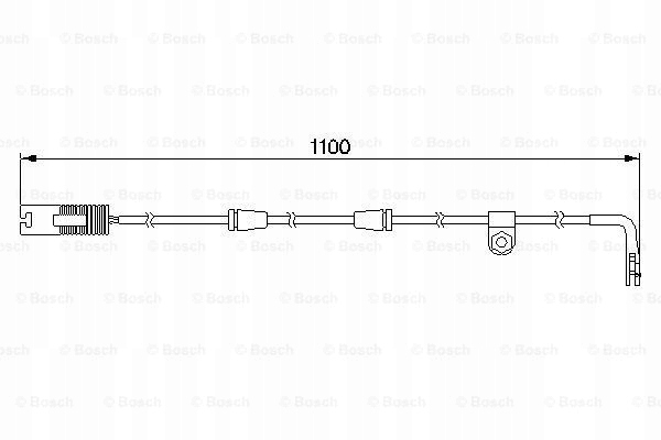 CAPTEUR USURE PLAQUETTES BMW ARRIÈRE E39 UNIVERSEL 1100MM B