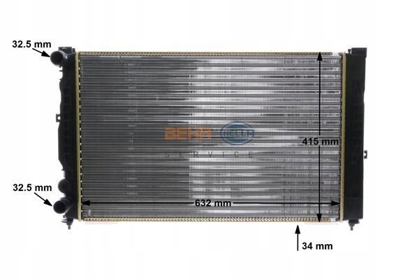 RADIATEUR SYSTÈME REFROIDISSEMENT MOTEUR MAHLE CR 647 000S