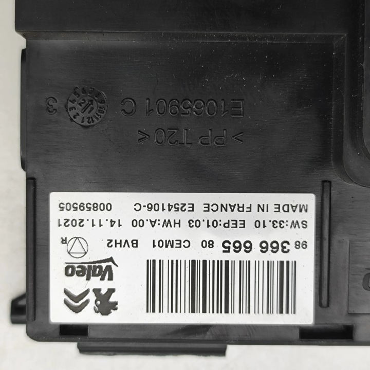 UNITÉ GESTIONNAIRE CLIMATISATION TOYOTA PROACE CITY COFFRE BODY/MPV 9836666580