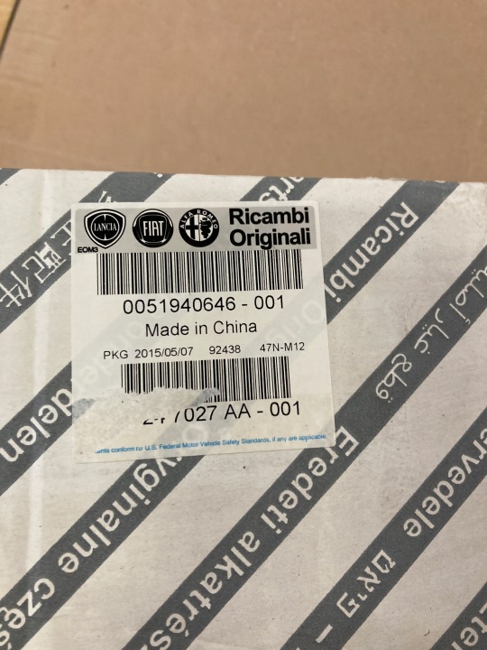 JEEP RENEGADE CHÂSSIS FILTRE CARBURANTS FILTRE CARBURANTS ORIGINAL