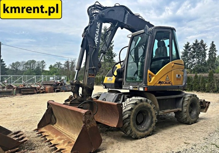 MECALAC 714 MW EXCAVATRICE KOLOWA 2012R. MECALAC 12 MTX MXT 15 9 11 VOLVO 140