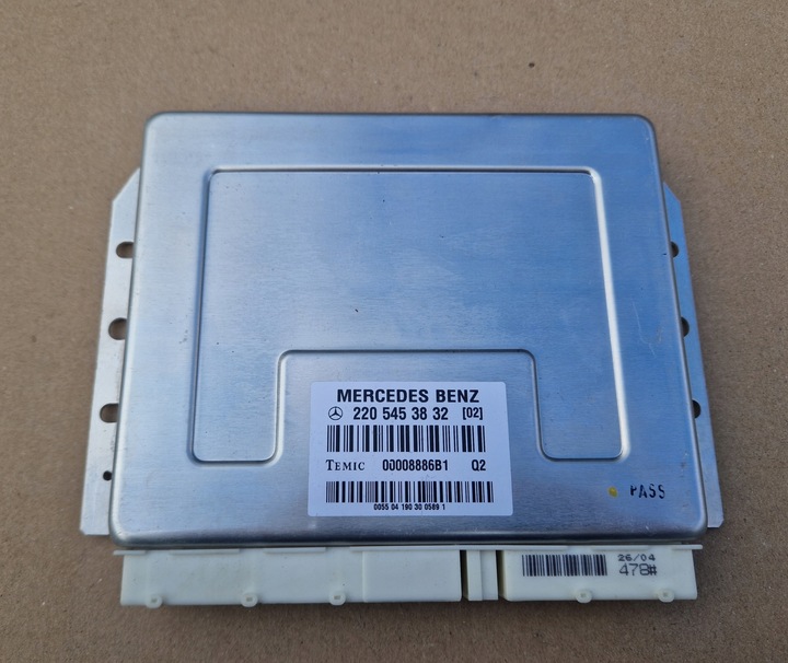 2205453832 MERCEDES W220 MODULE CONTROL UNIT AIRMATIC 2205453832