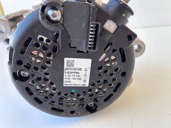 JEEP WRANGLER IV 2.2 ALTERNATEUR 68297437 AB