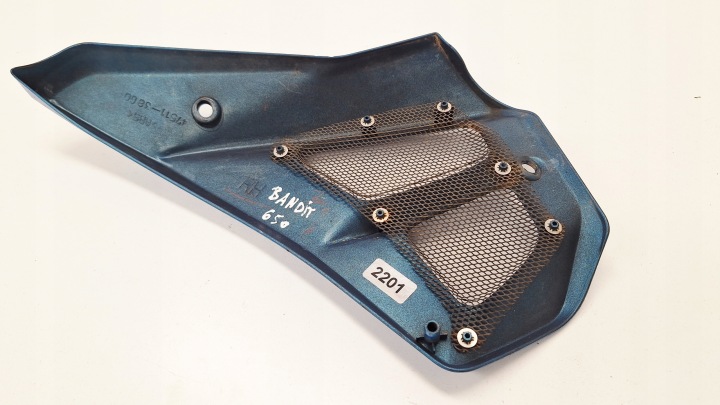 SUZUKI GSF 650 BANDIT DÉFLECTEUR D'AIR PROTECTION PLASTIQUE COLLECTEUR CHÂSSIS RÉSERVOIR DROIT 2201