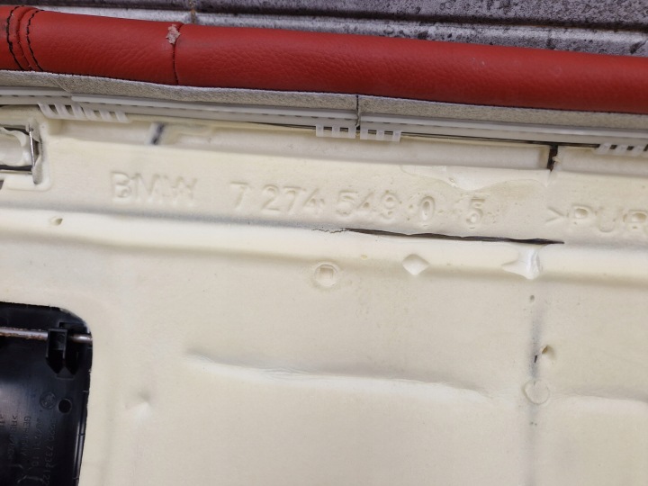 BMW F32 BANQUETTE ARRIÈRE SIÈGE ARRIÈRE ARRIÈRE ROUGE CUIR DAKOTA 7352436