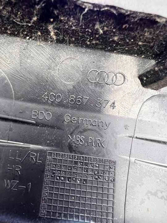AUDI A6 C7 ACCOUDOIR PORTES DROIT ARRIÈRE 4G0867374 41