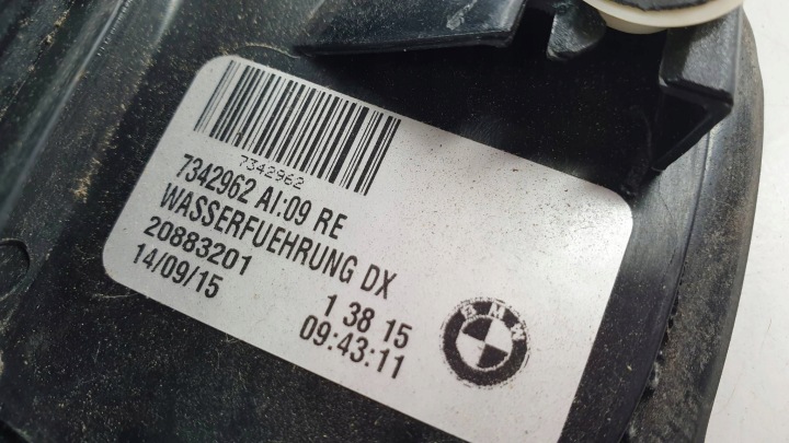 BMW 7 G11 G12 750I 16R PROTECTION MOULURE PHARES DROIT ARRIÈRE 7342962