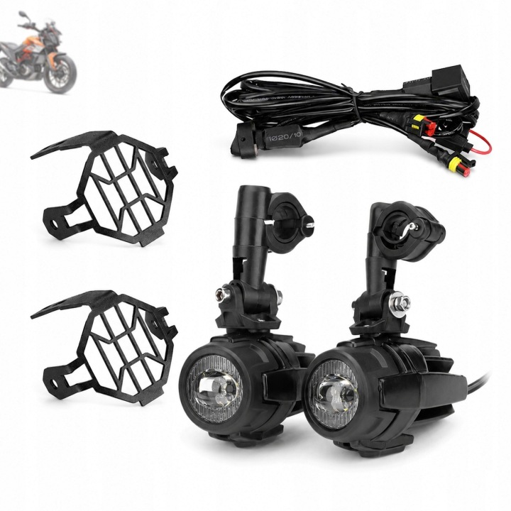 2 CV HALOGÈNES LED CREE BMW R1200GS F800GS K1600 E9 IP67