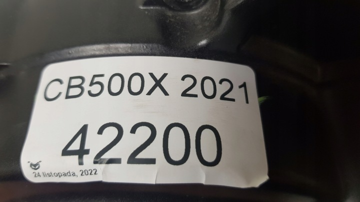 HONDA RADIO 500X COUVERCLES COUVERCLE MOTEUR