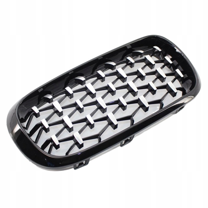 AVANT GRILLE GRILLE DE RADIATEUR 51117294486 51117294485 51137316062 NOIR I ARGENTÉ