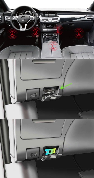 ELM327 BLUETOOTH OBD2 INTERFACE DIAGNOSTIC POLONAIS TESTEUR IOS ANDROID
