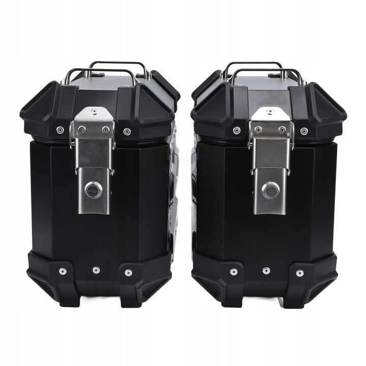 COFFRE LATÉRAL MOTOCYCLETTE 18L MOTOCYCLETTE AVEC PIED ALUMINIUM DUR LATÉRAL WV
