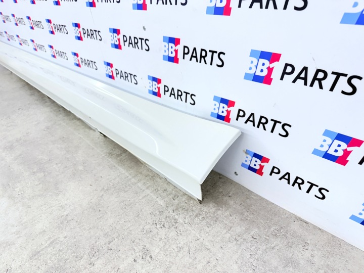 BMW F36 MOULURE REVÊTEMENT SEUIL MODULE GAUCHE A300 ALPINWEISS 8060373