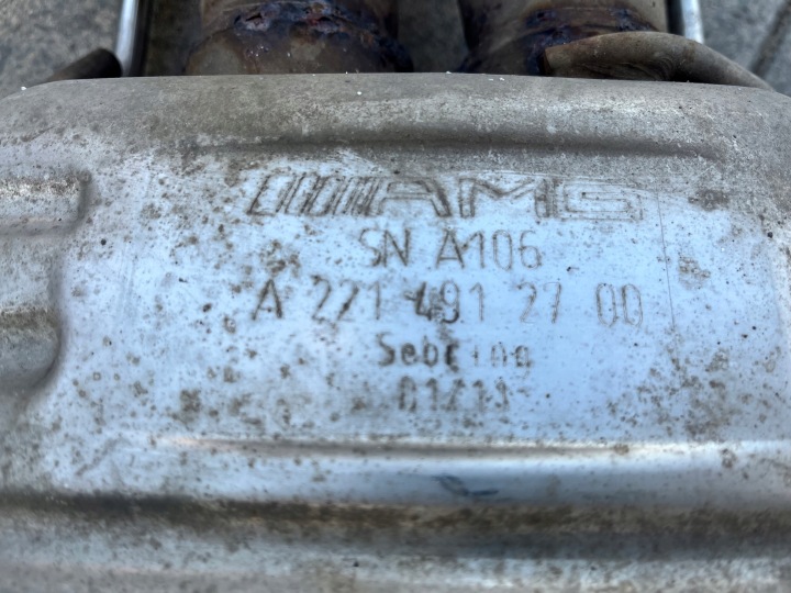 MERCEDES W221 S221 CL 216 W216 CL65 AMG ÉCHAPPEMENT SILENCIEUX SILENCIEUX A2214912700
