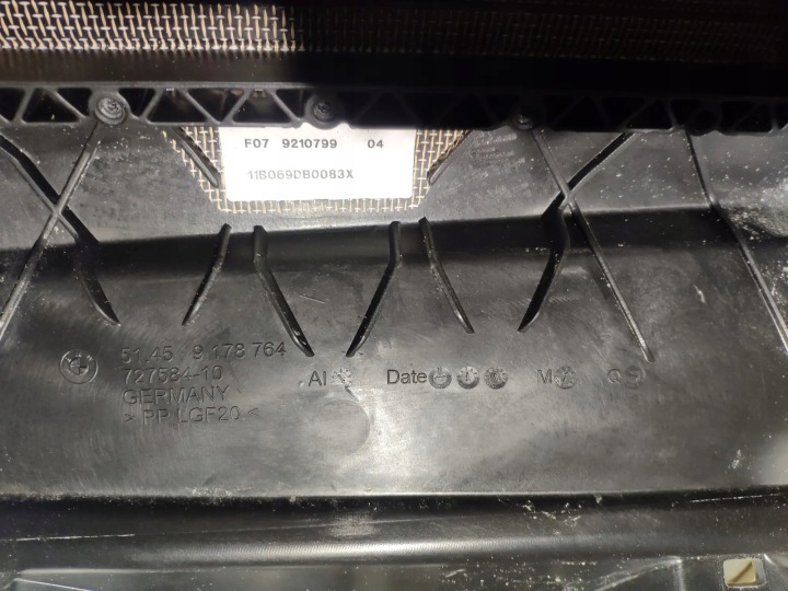 BMW 5 GT F07 PLANCHE CONSOLE COCKPIT
