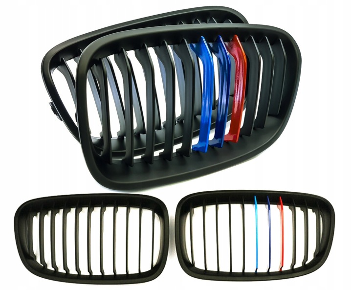 CALANDRE RADIATEUR GRILLE GRILLES BMW F20 F21 2011-2014 NOIR MAT M M-COLOR