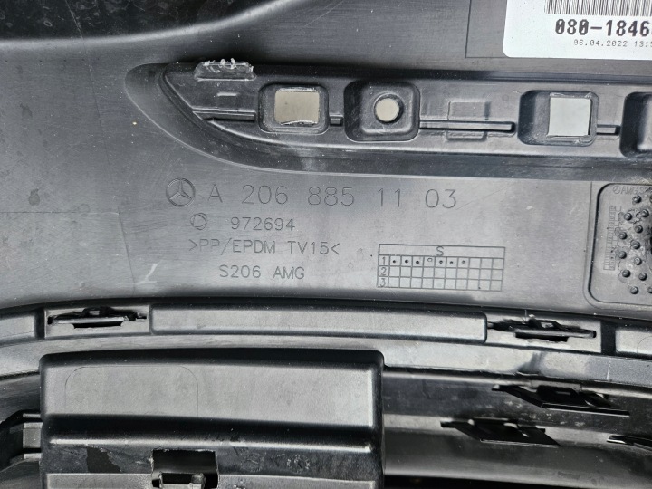 MERCEDES C-KLASA 206 W206 UNIVERSEL AMG PARE-CHOCS ARRIÈRE POUTRE