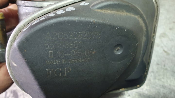 OPEL VECTRA C ASTRA H Z18XER PAPILLON DES GAZ 55353801 SOUS LPG