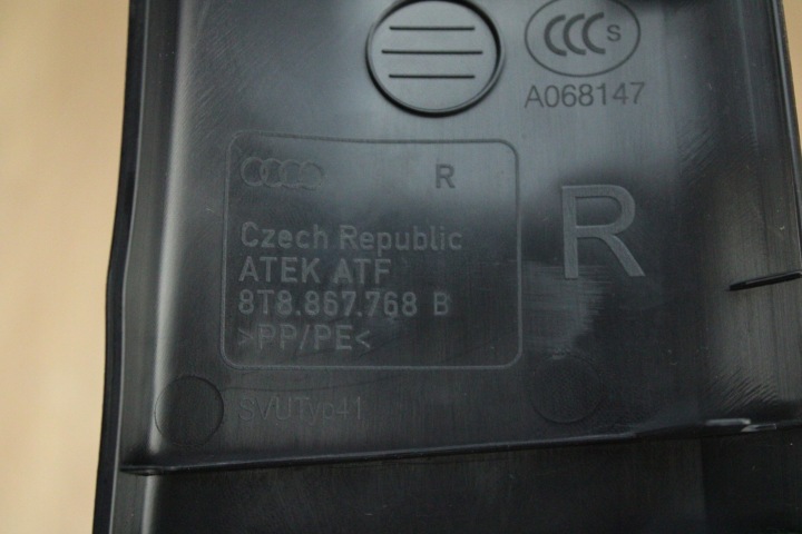 ORIGINALE PROTECTION REVÊTEMENT SEUIL DROIT ARRIÈRE AUDI A5 8T 8T8867768B 16KM!