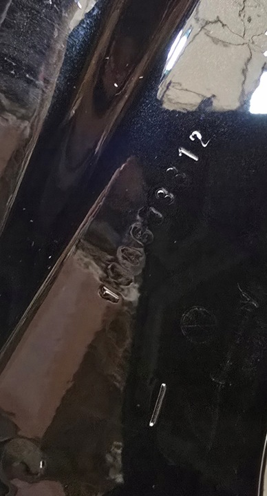 VW ID4 ID.4 PORTES DROIT ARRIÈRE 11A833312 LY9T NOIR METALIK