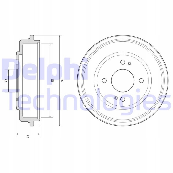 BEBNY FREIN DELPHI BF606