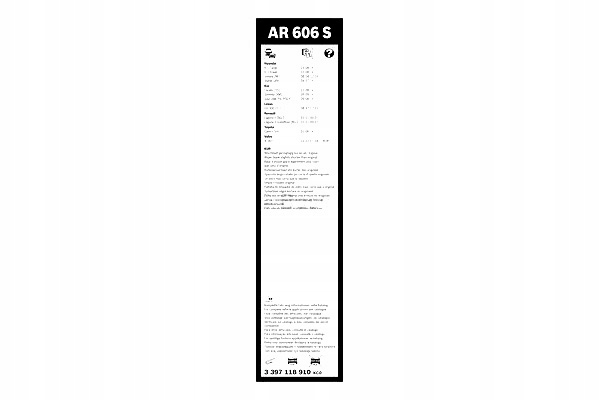 LIMPIAPARABRISAS ESCOBILLAS 2 PIEZAS AR606S AEROTWIN RETROFIT 600 500MM MERCEDES 