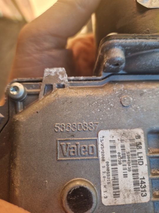 CITROEN C4 MÉCANISME PETIT MOTEUR ESSUIE-GLACES VALEO GAUCHE AVANT 53630337