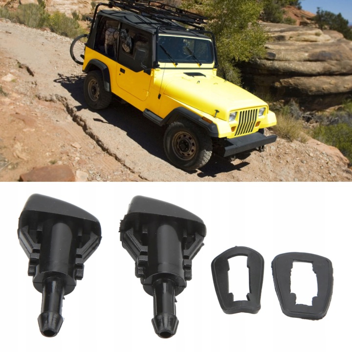 2PCS BUSES LAVE-GLACES VITRES AVANT ANTIBROUILLARD JEEP