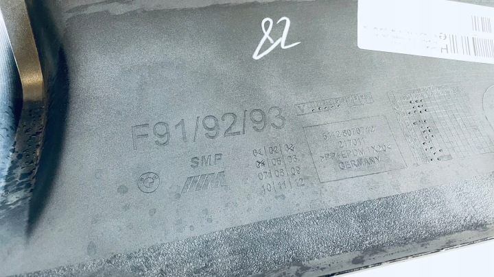 SPOILER DIFFUSEUR PARE-CHOCS ARRIÈRE BMW M8 8070742