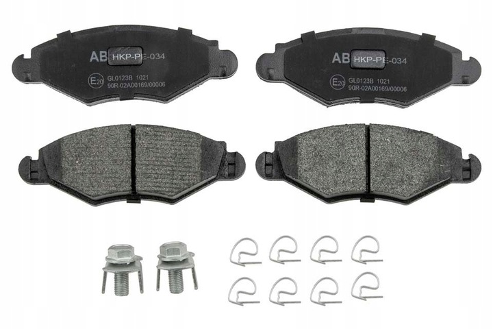 PADS BRAKE FRONT PEUGEOT 206 98-07 photo 7 - milautoparts-fr.ukrlive.com