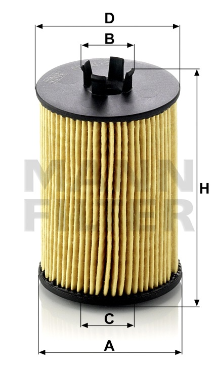 FILTRE HUILES DB A-KLAS W169 9/04- MANN HU612/1X