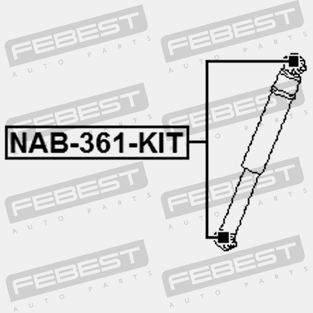 MANCHON AMORTISSEUR ARRIÈRE 2 PCS NISSAN ARMADA