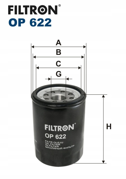 FILTRON OP 622 FILTRE HUILES