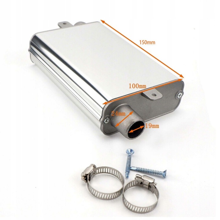 SILENCIEUX ÉCHAPPEMENT 24MM POUR CHAUFFAGE POMOCNICZEGO DIESEL SOUPAPE TRWALY DUR