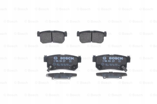 PLAQUETTES FREIN BOSCH VERS SSANGYONG KYRON/REXTON ARRIÈRE 0 986 494 237
