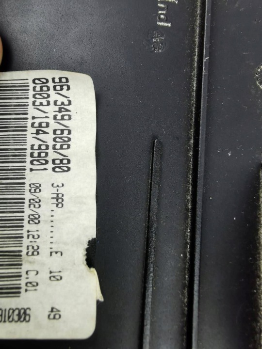 COMPTEUR PEUGEOT 206 9634960980
