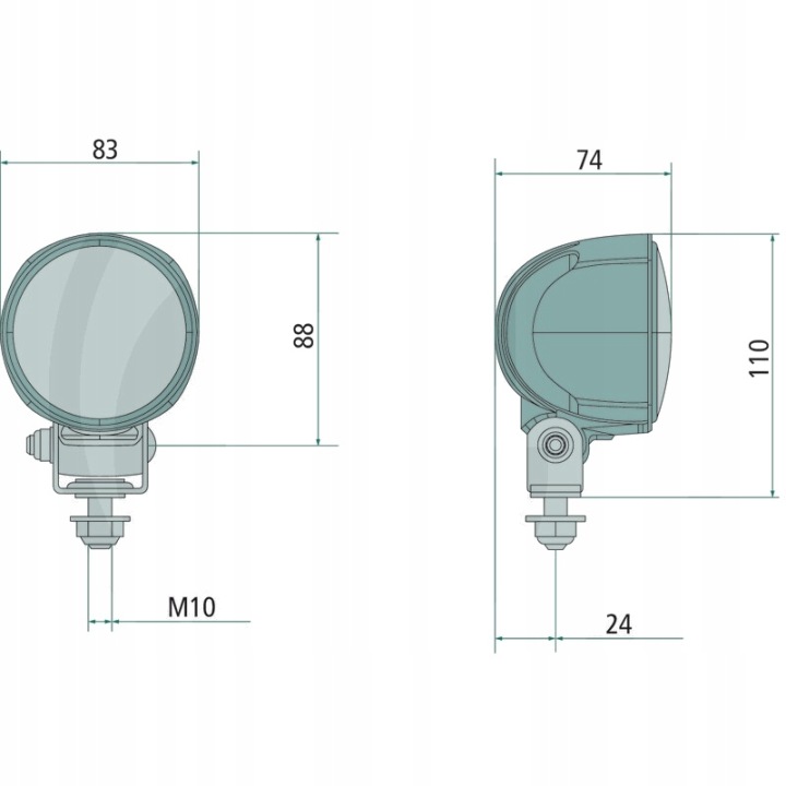 HELLA PROJECTEUR OUVRIER LED
