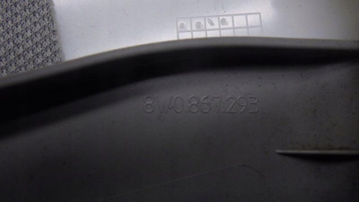 PLASTIQUE PROTECTION MONTANTS B GAUCHE AUDI A4 B9 8W0867293
