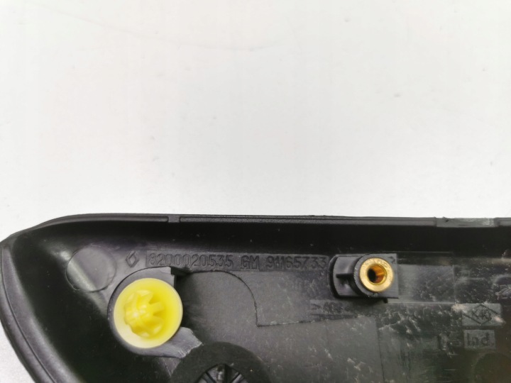 MOULURE PORTE COULISSANTE LATÉRALES CENTRALE GAUCHE NOIRE VIVARO A OE 91165733