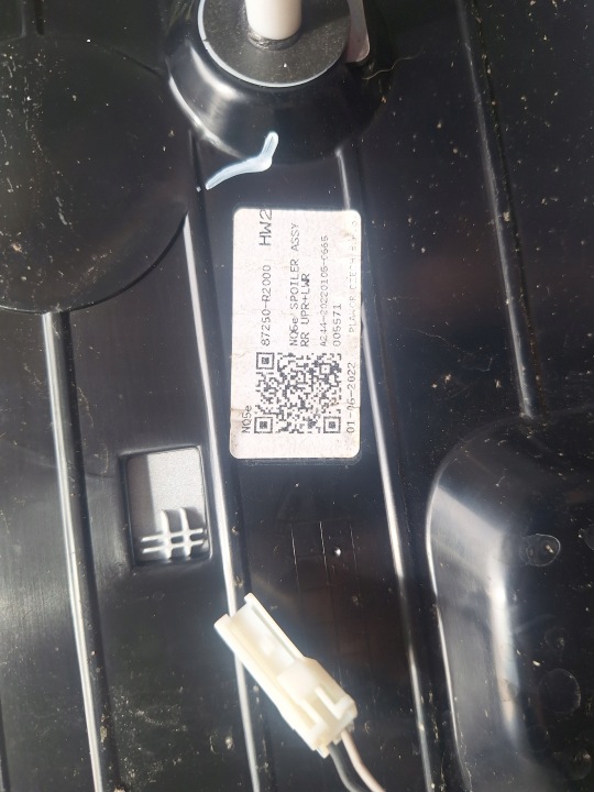 SPOILER SPOILER COUVERCLES DE COFFRE ARRIÈRE KIA SPORTAGE 5 V 87220R2000