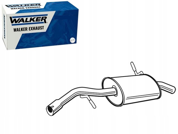 WALKER SILENCIEUX SYSTÈMES ÉCHAPPEMENT ARRIÈRE DL. 950MM CITROEN C2 C2