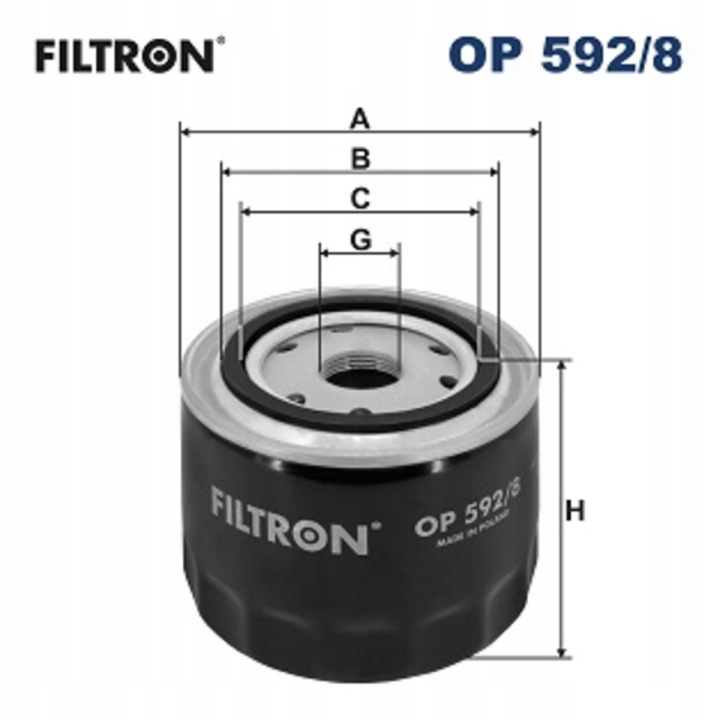 FILTRE HUILES FIAT