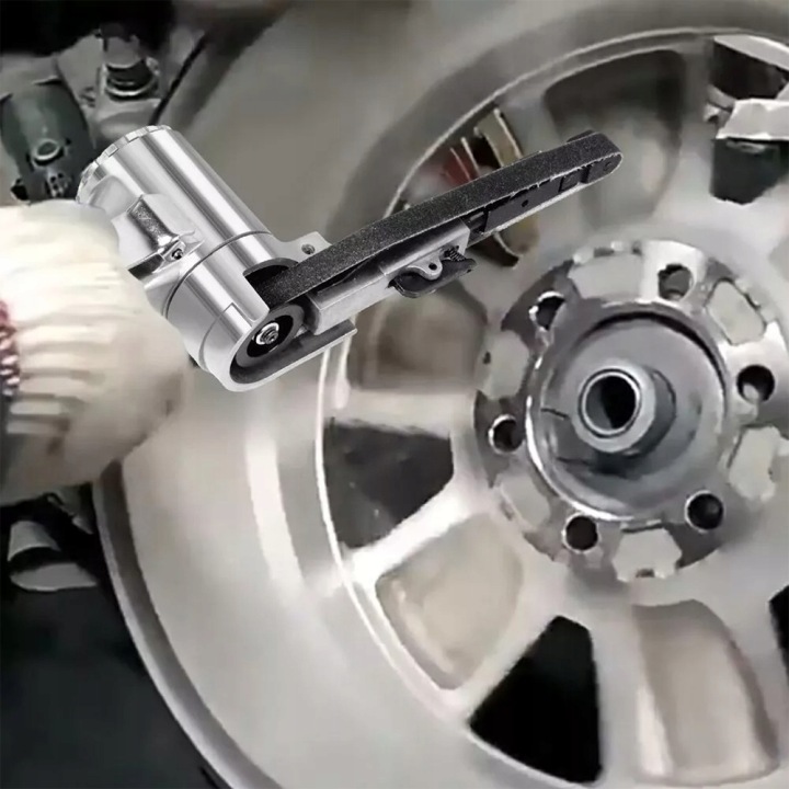 PNEUMATIQUE SZLIFIERKA TASMOWA 16000 OBR./MIN, 10*330MM, CARROSSERIE EN FONTE AVEC 5 COURROIES