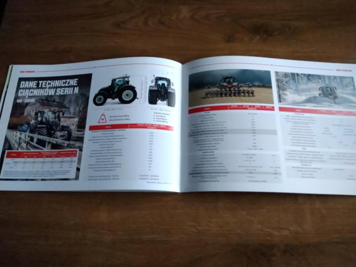 VALTRA SÉRIE N N135 N155E N175 TRACTEUR TRACTEUR J.POLSKI PROSPEKT FOLDER