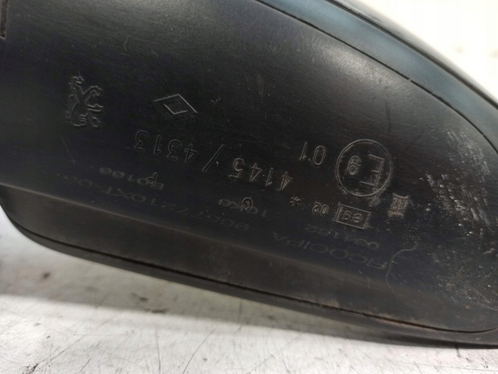 PEUGEOT 307 RÉTROVISEUR ÉLECTRIQUE GAUCHE 5PIN 96577210XT ENDOMMAGÉ