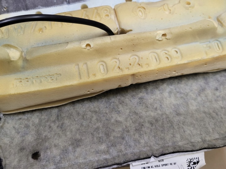 DOSSIER CHAUFFÉ SIÈGES DROIT AVANT GARNITURE BMW 3 E90 LIFT MATÉRIAU OE